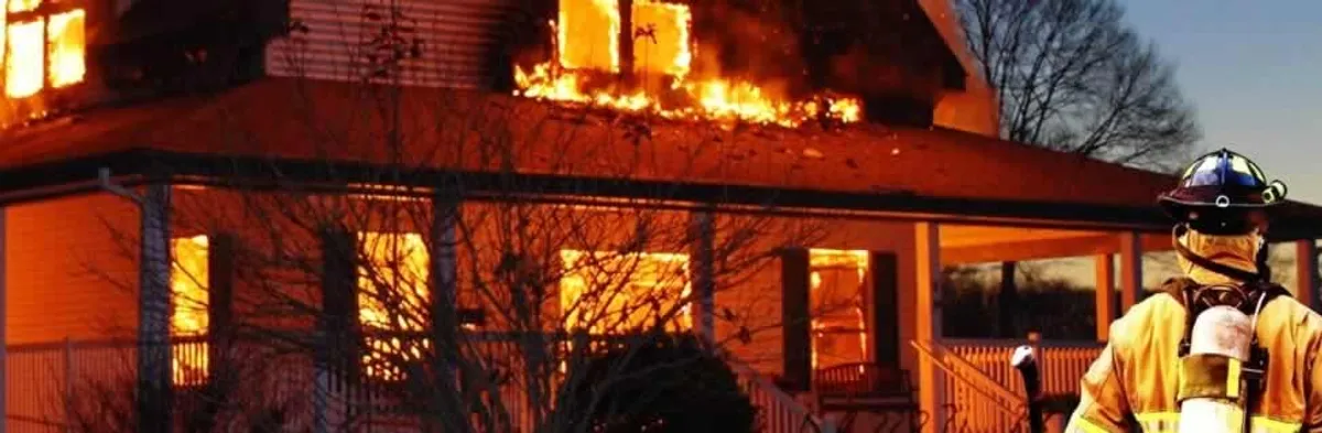 fire damage repair emergency response at a residential property affected by an active house fire in Louisville, KY
